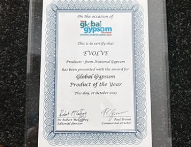 NGC EVOLVE Global Gypsum Award 350x300