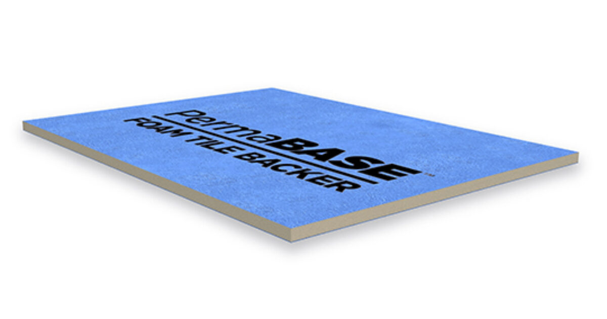 Waterproof Tile Backer Board PermaBASE™ Foam Tile Backer
