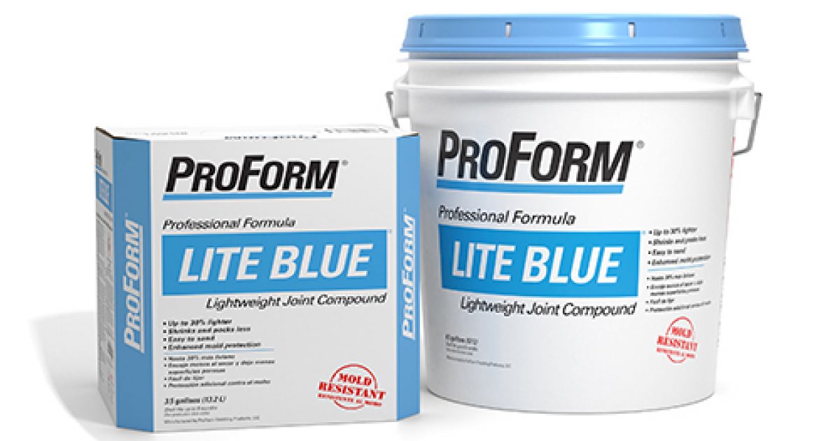 Lite Blue™ Joint Compound ProForm® Finishing Products
