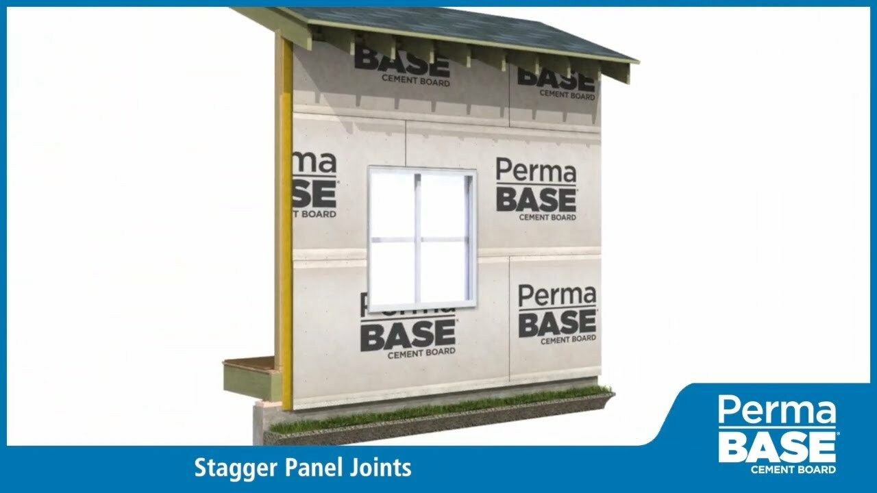 Cement Board Stucco Wall System Installation using Perma BASE Cement Board Thumbnail 1280x720