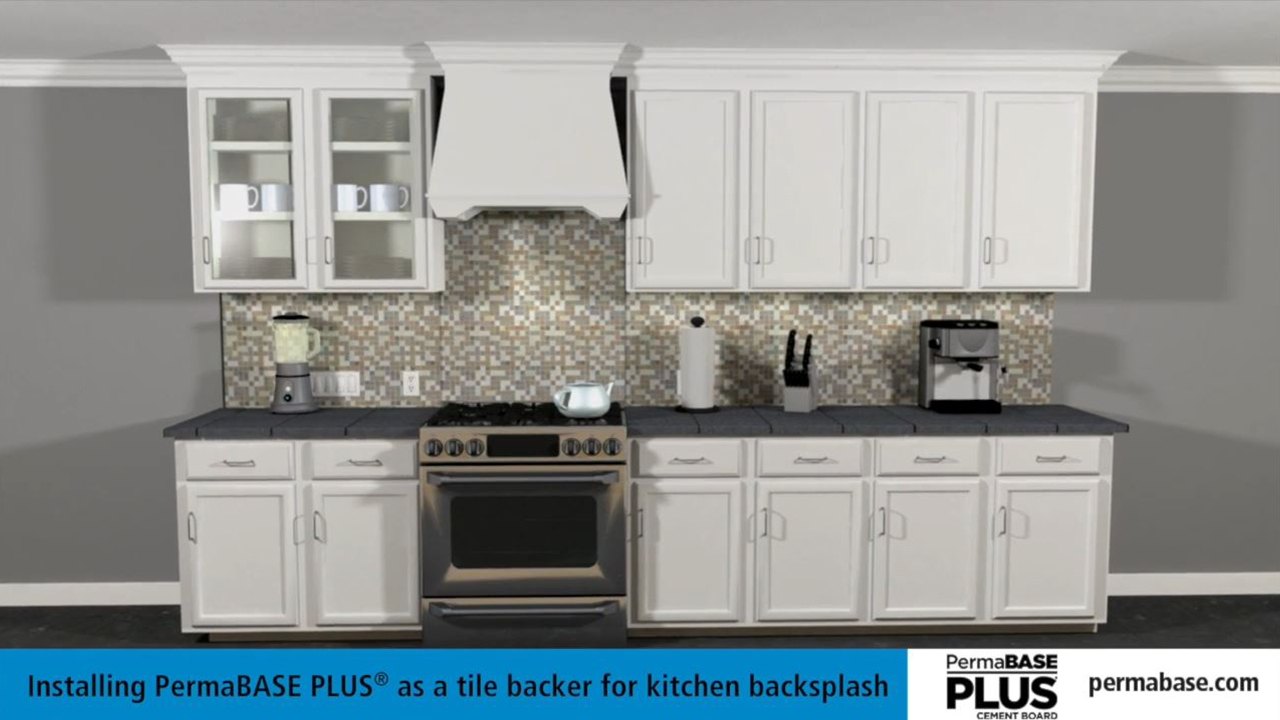 Perma BASE PLUS Installation Kitchen Backsplash Thumbnail 1280x720